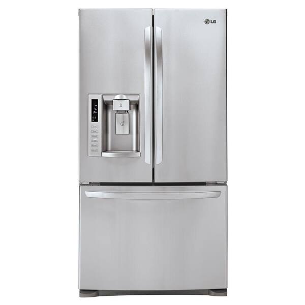 LG 27.6 cu. ft. French Door Refrigerator in Stainless Steel-DISCONTINUED