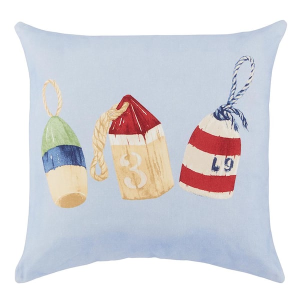 Hampton Bay Bouy Outdoor Throw Pillow (Set of 2)
