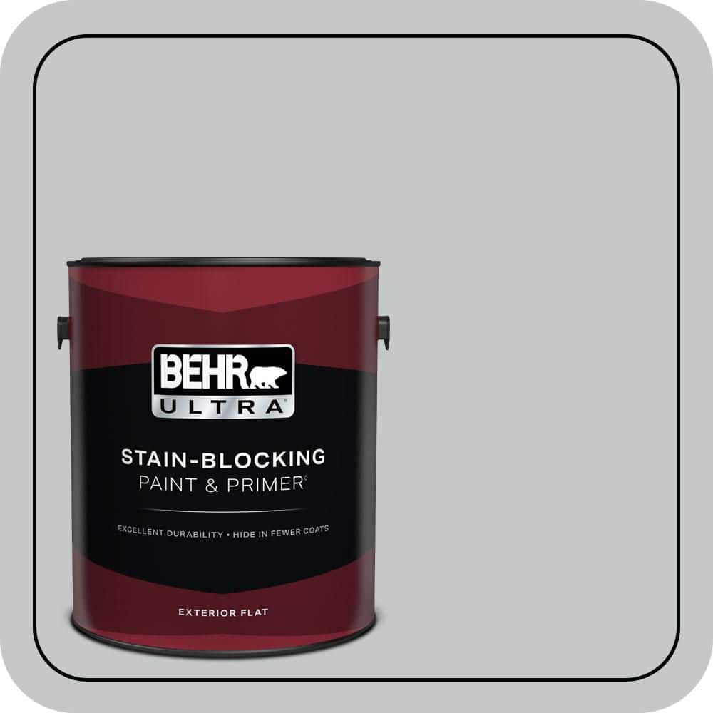 1 gal. #BNC-07 Frosted Silver Flat Exterior Paint & Primer price history on PriceWatchPro