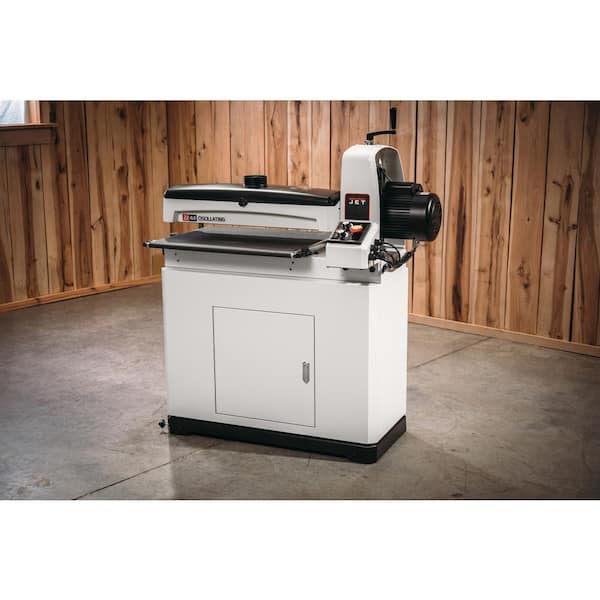 Jet 22 in./44 in. Oscillating Drum Sander with Closed Stand, 115