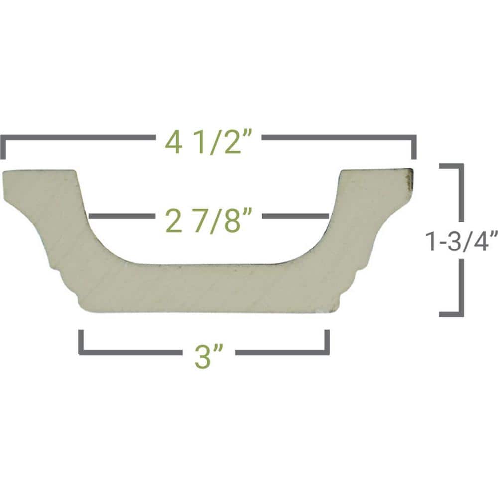 Primed White Urethane Inner Beam for Coffered Ceiling System