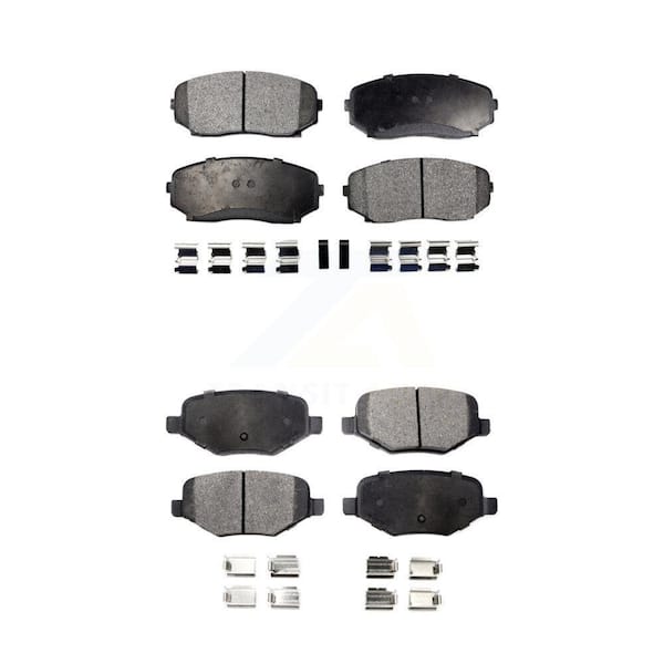 TEC Front Rear Ceramic Brake Pads Kit For Ford Edge Lincoln MKX KTC-100115