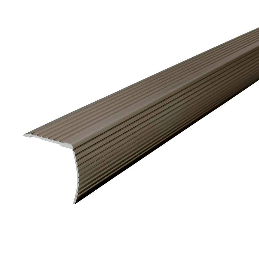 Spice 1.125 in. D x 1.125 in. W x 72 in. L Fluted Aluminum Stair Edging Trim price history on PriceWatchPro
