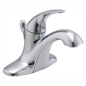 Serrano 4 in. Centerset Single-Handle Bathroom Faucet in Polished Chrome