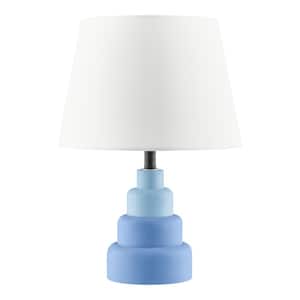 Tate 14.05 in. Ombre Blue Mini Table Lamp