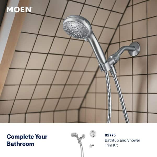 MOEN Beric Single Hole Single Handle Bathroom Faucet in Chrome