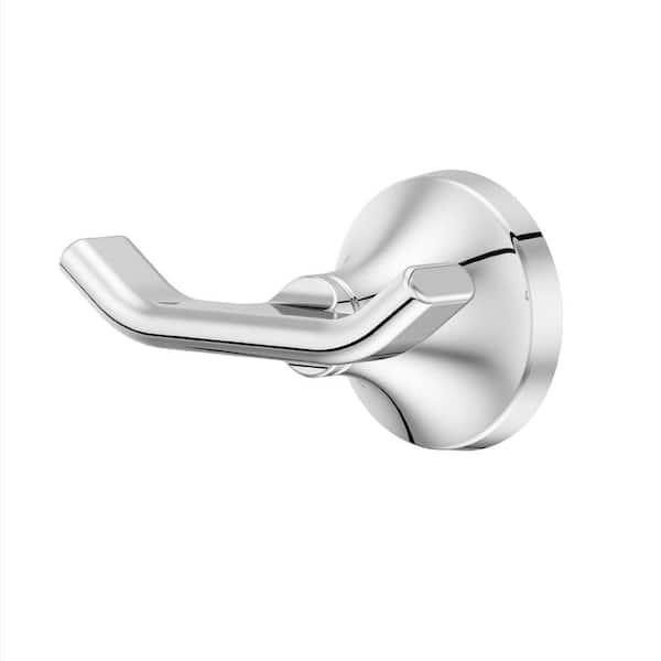 Vedra Double J-Hook Robe/Towel Hook in Polished Chrome