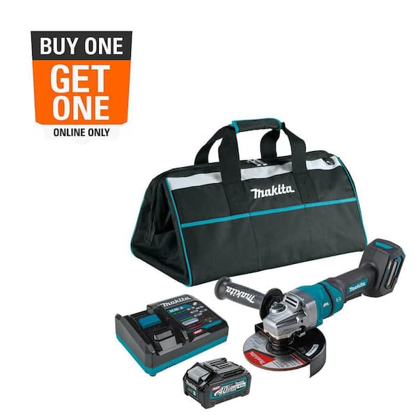 40-Volt Maximum XGT Brushless Cordless 4-1/2/6 in. Paddle Switch Angle Grinder Kit, with Electric Brake (4.0Ah)