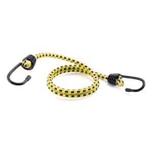 36 in. Yellow Bungee Cord with Coated Hooks