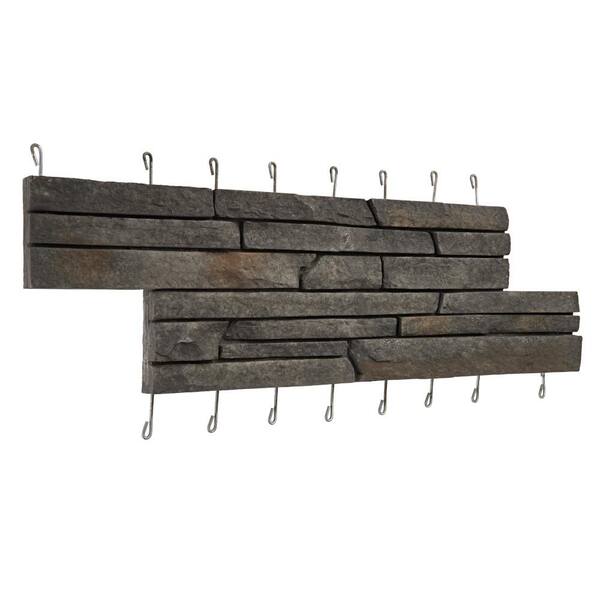 ClipStone ProPanel 7.25 in. x 16 in. to 24 in. Mystic Northernledge Manufactured Stone Veneer