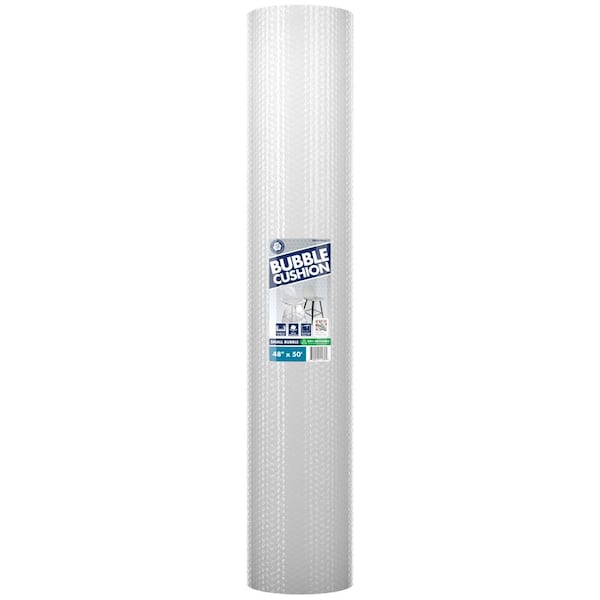 Pratt Retail Specialties 3/16 in. x 48 in. x 50 ft. Clear Perforated Bubble Cushion Wrap