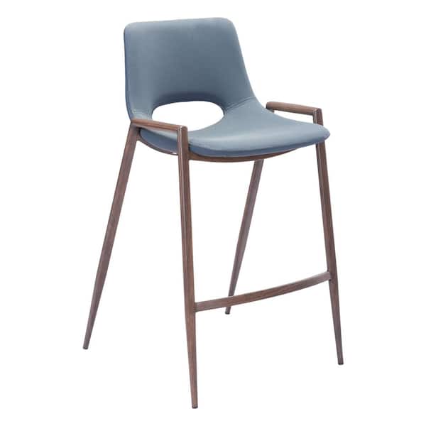 ZUO Desi Counter Chair (Set of 2) Gray