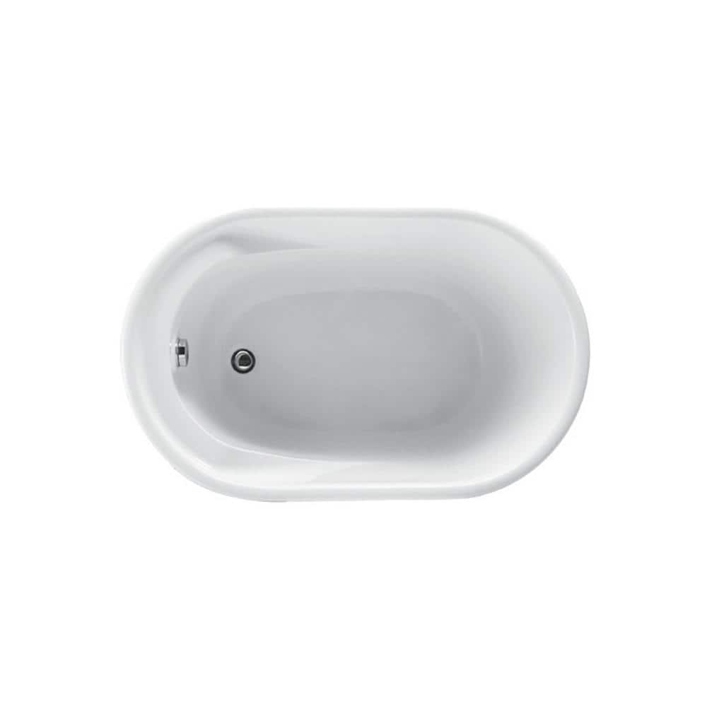 47'' White Acrylic Freestanding Soaking Bathtub