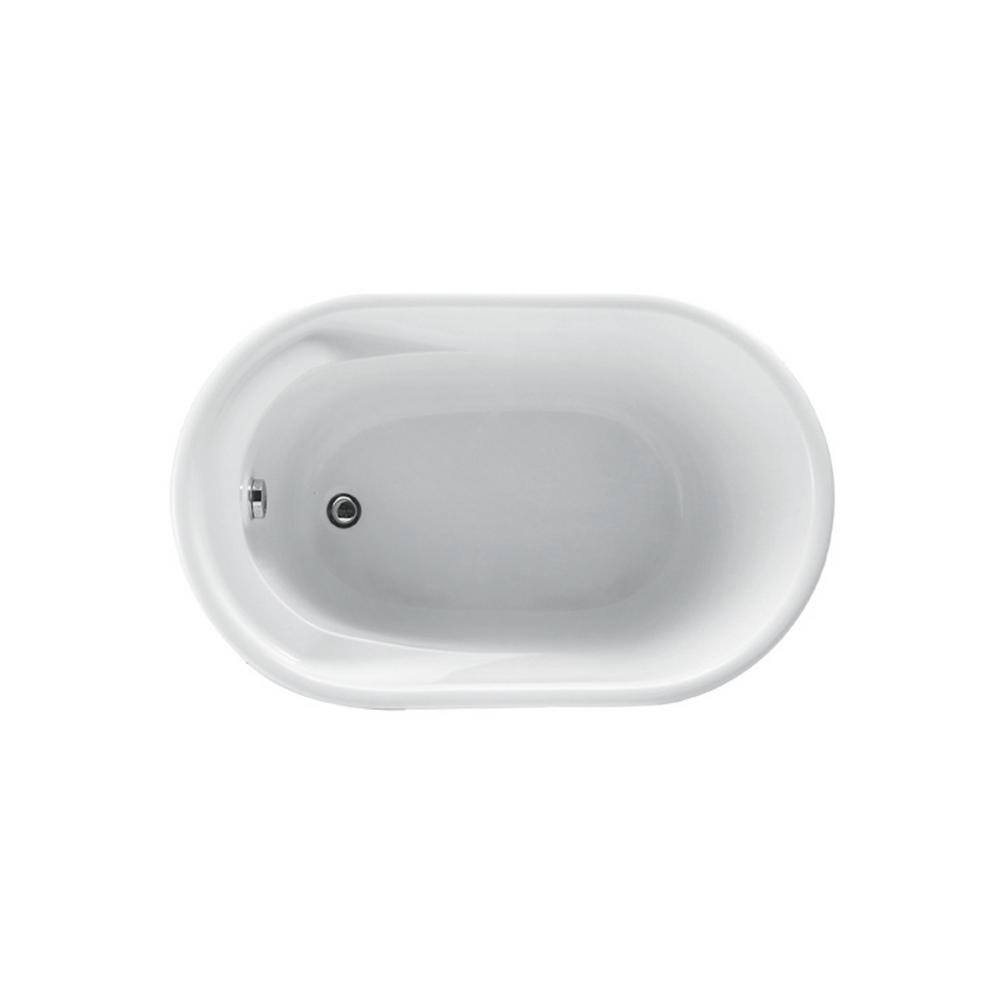 47'' White Acrylic Freestanding Soaking Bathtub