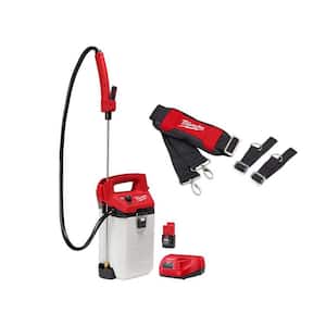 M12 12-Volt 2 Gal. Lithium-Ion Cordless Handheld Sprayer Kit with 2.0 Ah Battery and Charger, Shoulder Strap