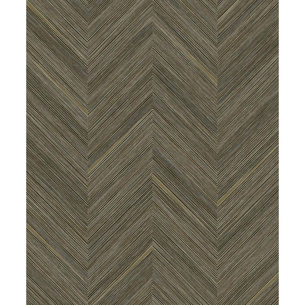 Seabrook Designs 57.5 sq. ft. Coconut Shell and Metallic Gold Strand ...