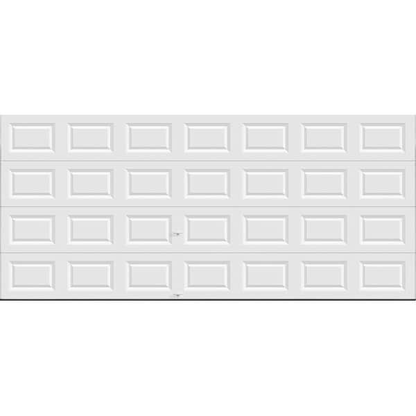 Non Insulated Solid White Garage Door, Pella Garage Door Ratings