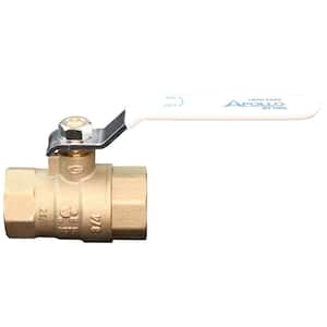 3/4 in. x 3/4 in. Lead Free Forged Brass FPT x FPT Ball Valve