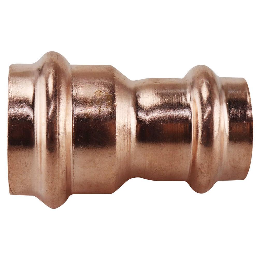 1 in. x 3/4 in. Copper Press x Press Reducing Coupling with Dimple Stop price history on PriceWatchPro