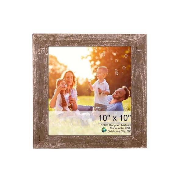 HomeRoots Victoria 10 in. W. x 10 in. Espresso Brown Picture Frame