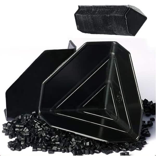 2.4 x 2.4 x 2.4 in. Plastic Shipping Box Corner Protectors Heavy Duty Edge Guards 80-Pack for Cartons and Panels