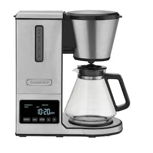PurePrecision 8-Cup Silver Programmable Pour-Over Coffee Maker