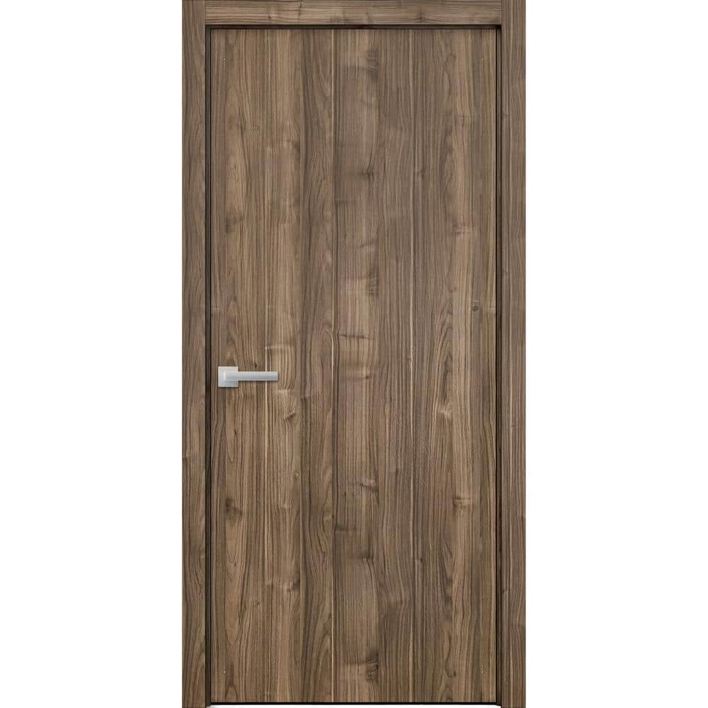 0010 30 in. x 84 in. Left-Hand/Inswing Solid Walnut Single Prehung Interior Door with Hardware price history on PriceWatchPro