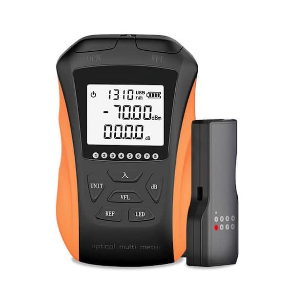 4-in-1 Optical Power Meter with Visual Fault Locator and Cable Tester for FC/SC/ST Interface