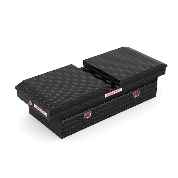 72 in. Gloss-Black Aluminum Crossover Truck Tool Box