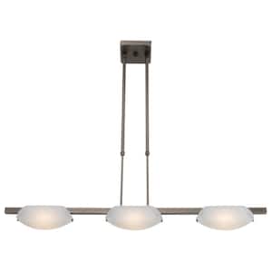 Nido 24-Watt Integrated LED Oil Rubbed Bronze Pendant with Glass Shade