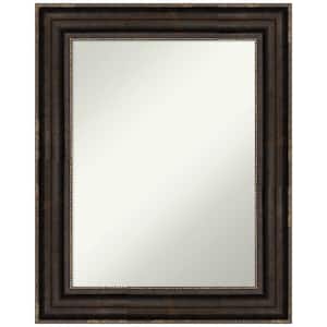 Stately Bronze 24.25 in. x 30.25 in. Non-Beveled Classic Rectangle Framed Wall Mirror in Bronze