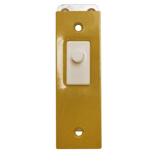 Edwards Signaling Electric Door Light Switch with Gold Faceplate