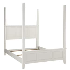 Naples White Queen Poster Bed