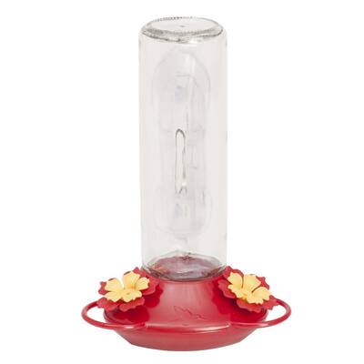 Window Mount Glass Hummingbird Feeder - 14 oz. Capacity