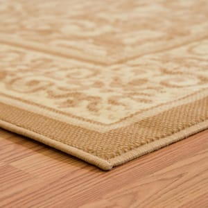 Dallas Baroness Beige 2 ft. x 3 ft. Indoor Area Rug