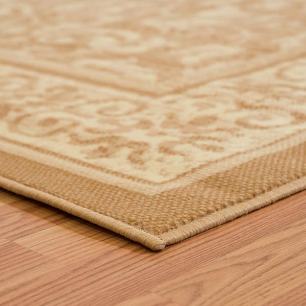 Dallas Baroness Beige 5 ft. x 7 ft. Indoor Area Rug