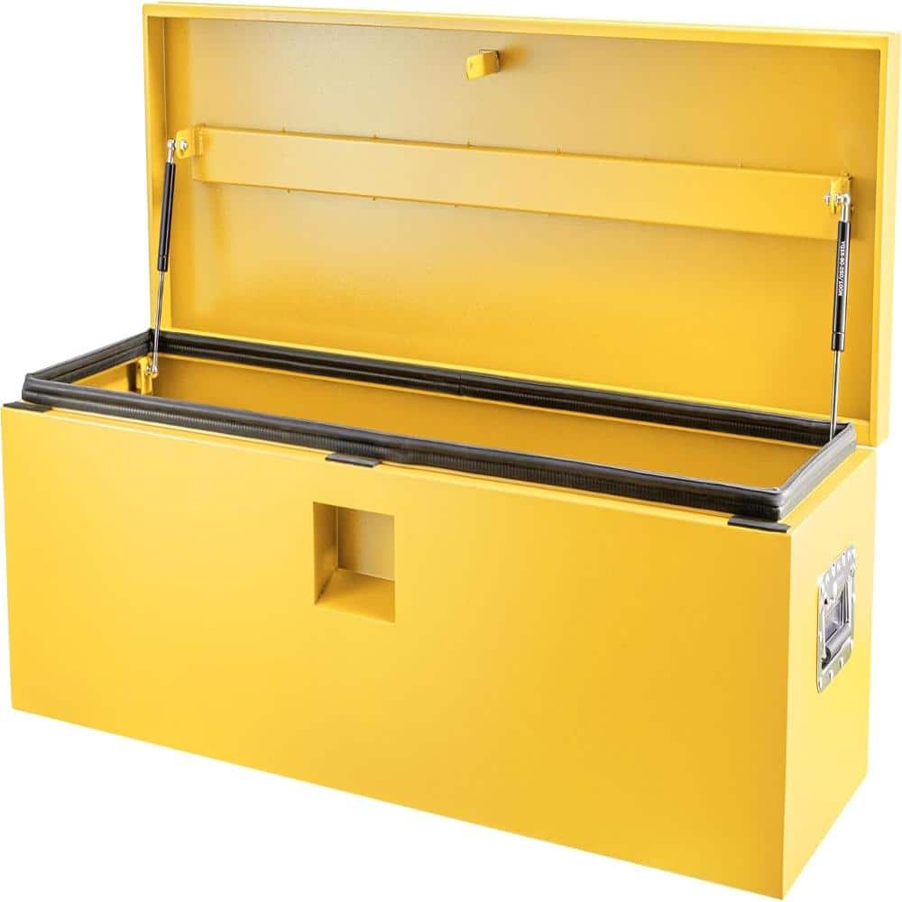 24 in. Yellow Trailer Tongue Box & Truck Tool Box, Heavy Duty Storage Chest price history on PriceWatchPro