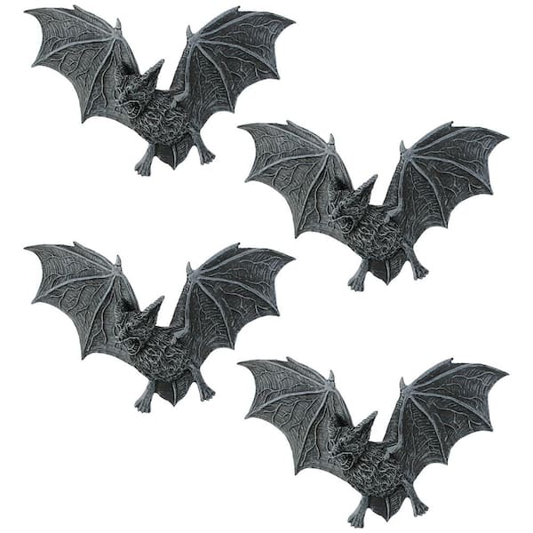 Design Toscano The Vampire Bats of Castle Barbarosa Novelty Wall Sculptures: Set of 4
