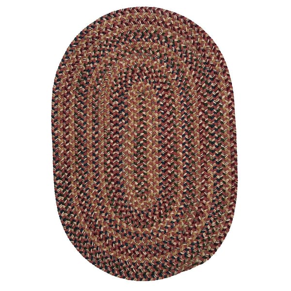 Oval Braided Area Rug Tl70r096x132, Small Braided Rugs Oval