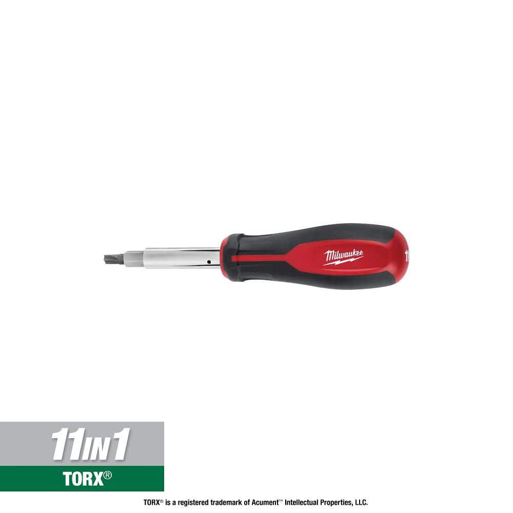 11-in-1 Multi-Bit Screwdriver and 6-in-1 Stubby Multi-Bit Screwdriver Set (2-Piece)