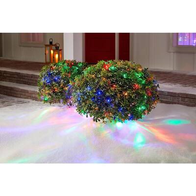 48 in. x 72 in. 150-Light LED Multi-Color Dome Twinkle Net Light
