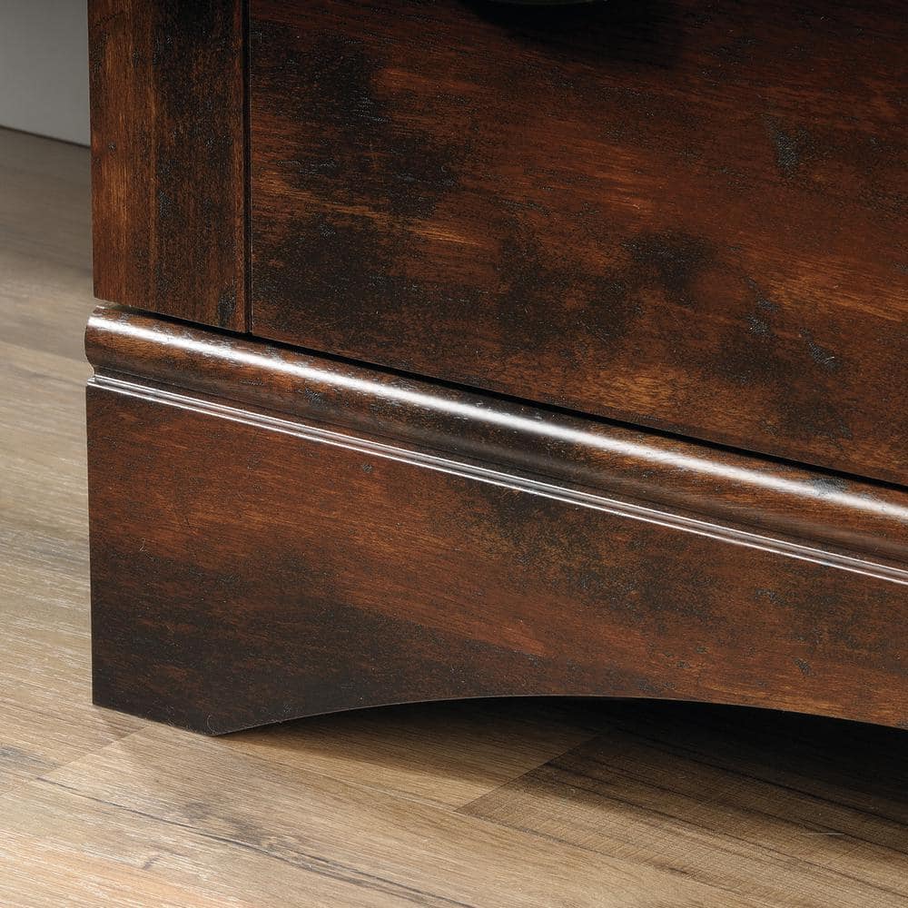 Curado Cherry Lockable Lateral Filing Cabinet with Shelves