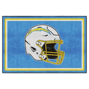 Los Angeles Chargers Blue 5 ft. x 8 ft. Plush Area Rug