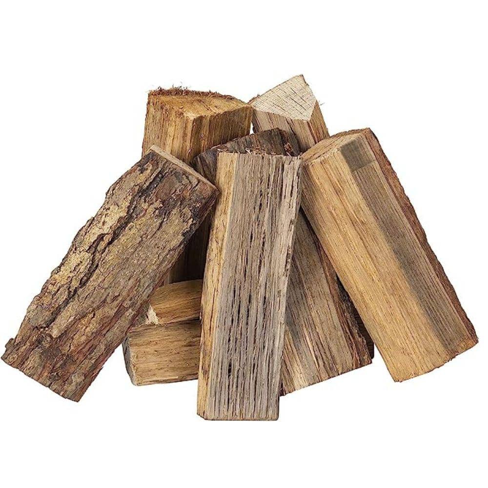 Smoak Firewood 25-30 Pound Hickory Kiln Dried USDA Cooking Grade Wood Mini Logs