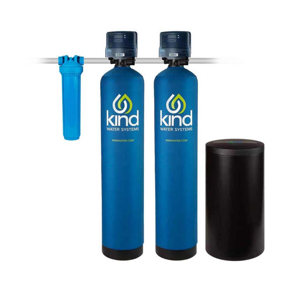 Whole House Well Water Filtration and Salt-Based Softener Combo