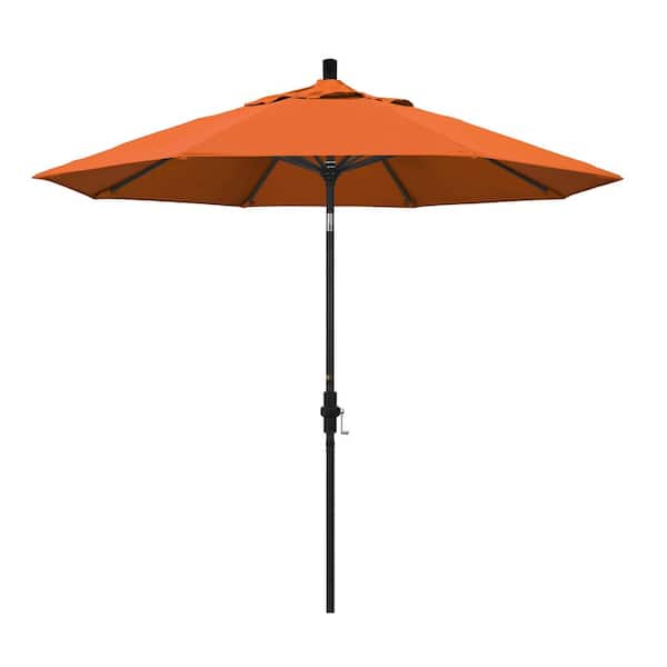 California Umbrella 9 ft. Aluminum Collar Tilt Patio Umbrella in Tuscan Pacifica