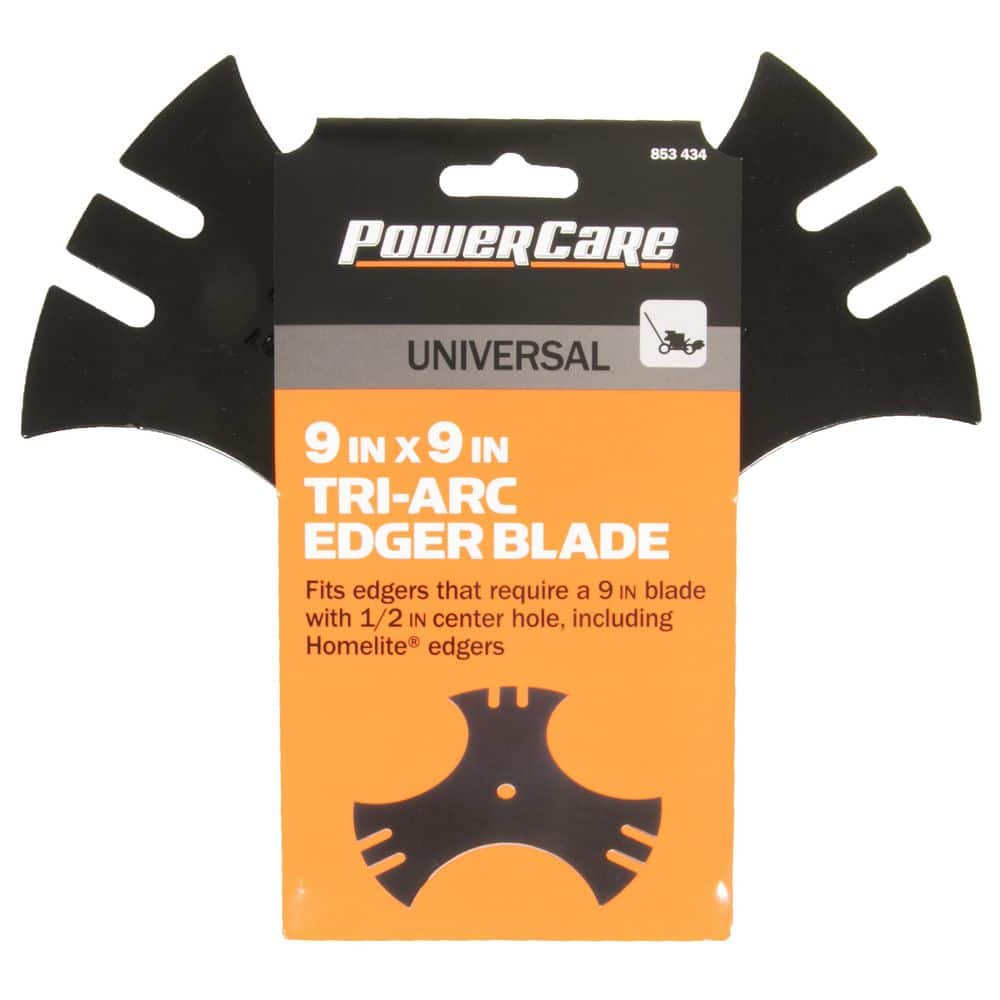 9 in x 9 in. Universal Tri-Arc Edger Blade with 1/2 in. Connection