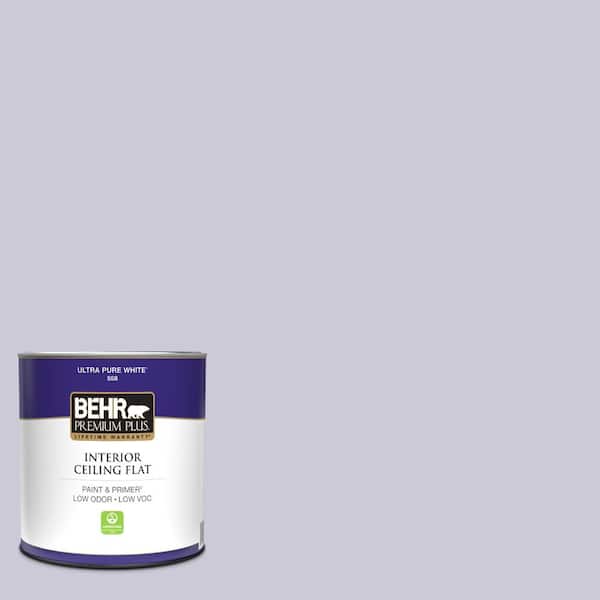 BEHR PREMIUM PLUS 1 qt. #S570-2 Magic Scent Ceiling Flat Interior Paint