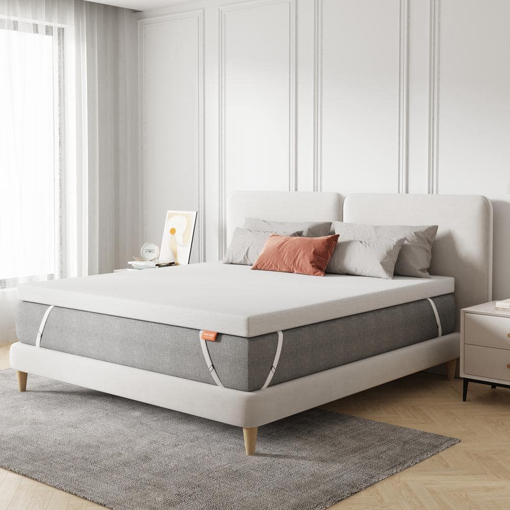 StyleWell 3 in. Gel Infused Memory Foam Queen Mattress Topper THD-MFVT-3Q -  The Home Depot