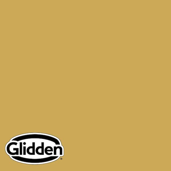 Glidden Essentials 5 gal. PPG1107-6 Glorious Gold Semi-Gloss Exterior Paint
